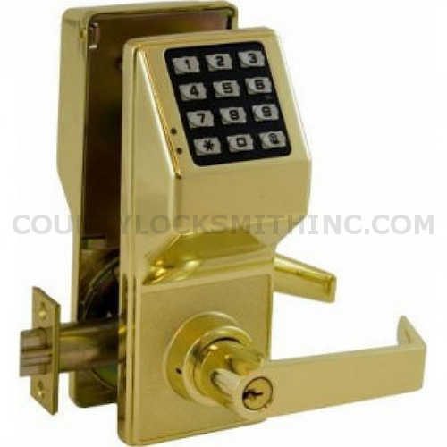 Alarm Lock Trilogy T2 DL2700 US3 Bright Brass Digital lock