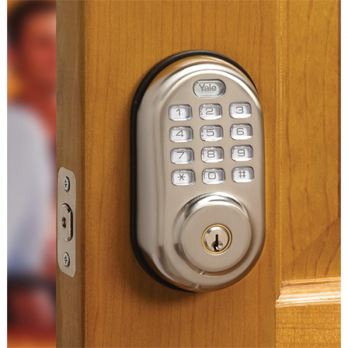 Yale Real Living Push Button Deadbolt YRD210NR-619