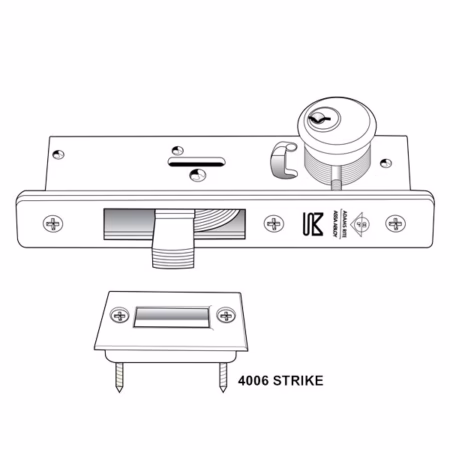 Adams Rite 1830-02-628 Bottom Rail Deadlock