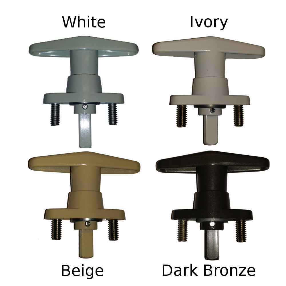 T Handle Lock for Accordion Hurricane Shutter