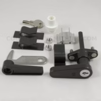 Accordion Shutter Hi-Tech L Lock Dark Bronze