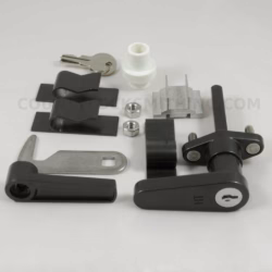 Accordion Shutter Hi-Tech L Lock Dark Bronze