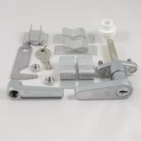 Accordion Shutter Hi-Tech L Lock Chrome