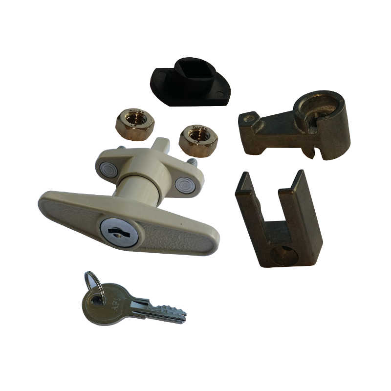 T Handle Lock for Accordion Hurricane Shutter