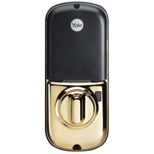 Yale Zwave Deadbolt YRD210ZW605 Bright Brass