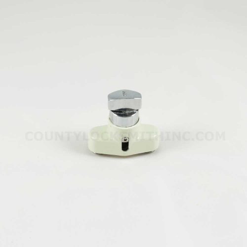 Accordion Shutter HV Push Lock with Thumbturn Color Ivory