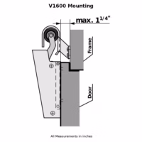 Dictator Door Closer V1600 Series for Walk-in Coolers