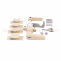Accordion Shutter Hi-Tech L Lock Beige