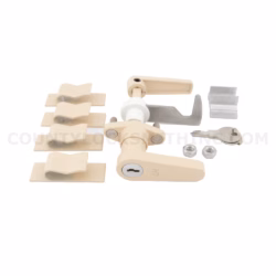 Accordion Shutter Hi-Tech L Lock Beige