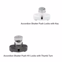 Accordion Shutter HV Push Lock