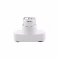 Accordion Shutter HV Push Lock White