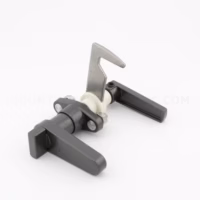 Accordion Shutter HT L Lock With Thumb Turn Dark Bronze