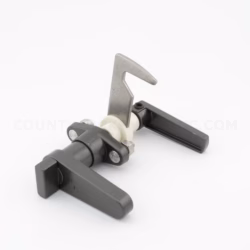 Accordion Shutter HT L Lock With Thumb Turn Dark Bronze