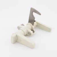 Accordion Shutter HT L Lock With Thumb Turn Ivory